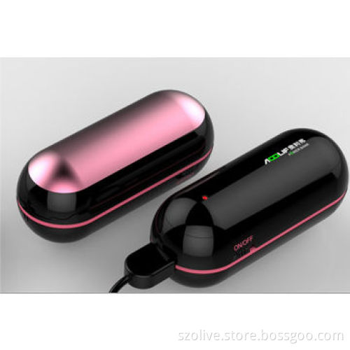 Battery powered portable heater with external power bank